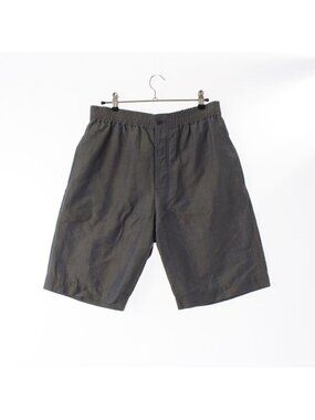Hermes Linen Wool Pants Shorts Gray 38